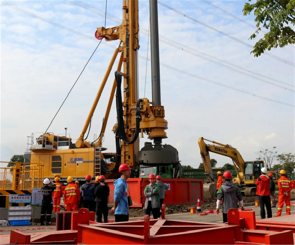 徐工旋挖鉆機在高鐵樁基礎施工中的應用案例